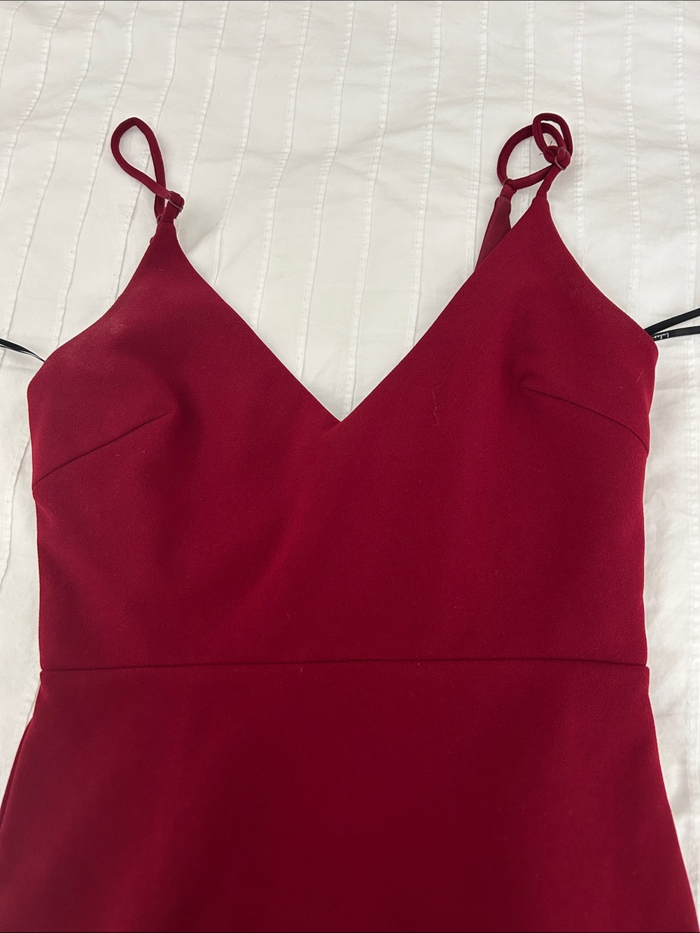 Lulu's Deep Burgundy Maxi Slip Dress - Picture 2 of 3